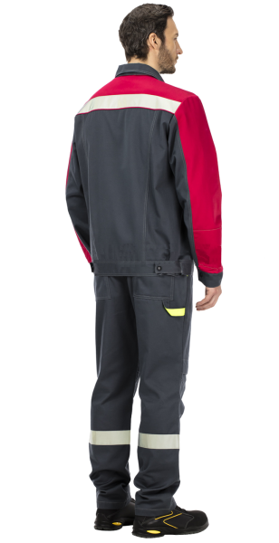 Костюм ТАЛЬ с БР (серый/красный)