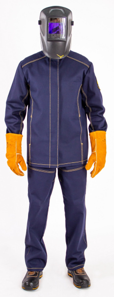 Костюм сварщика ВОЛАТ-У с БР 1 класс (синий)