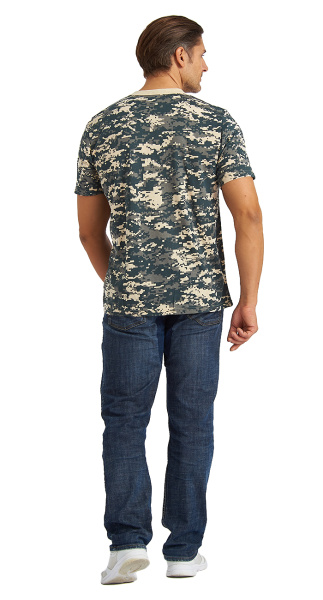 Футболка (кмф cветло-серая цифра)