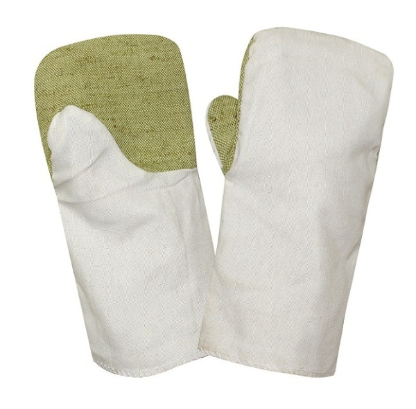 Рукавицы х/б двунитка с брезентовым наладонником 480 г/м²