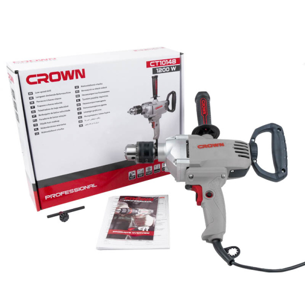 Дрель-миксер CROWN CT10148 1200Вт