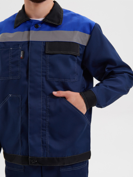 Костюм КОРПУС с ПК (синий/черный/василек)