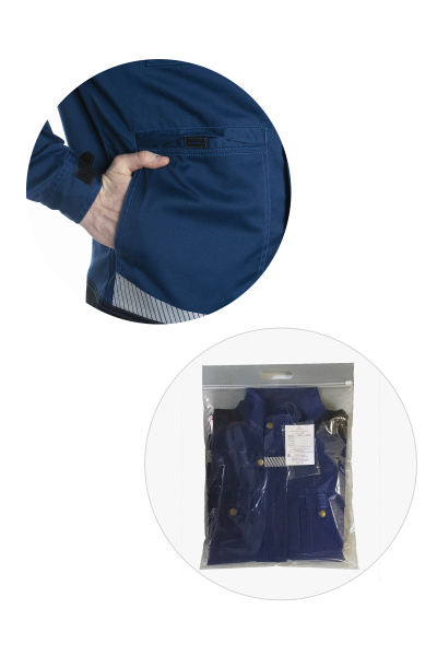 Куртка AZUR (синий/черный)