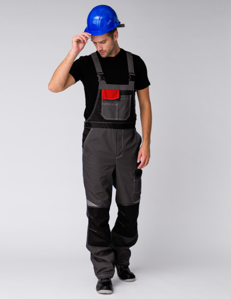 Костюм ФОРМУЛА с ПК (серый/красный/черный)