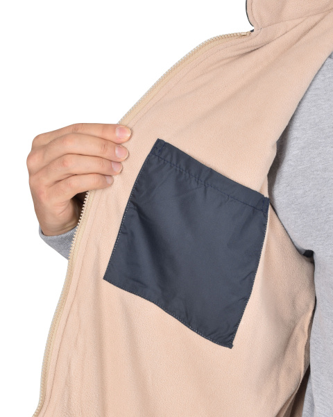 Жилет СИРИУС-ЕВРОПА удлиненный зимний (сине-серый)