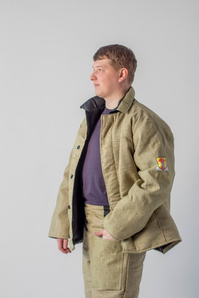 Костюм брезентовый пл. 550 гр зимний с БР