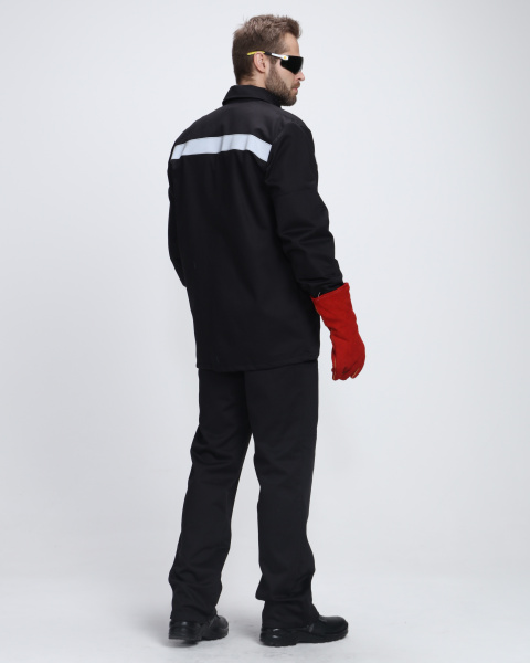 Костюм ГЕФЕСТ-СОП 2 кл.защиты пл 500 с БР (черный)