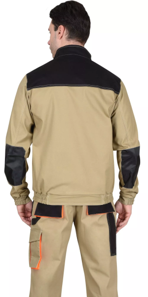 Куртка СИРИУС-МАНХЕТТЕН стрейч (песочный/черный)