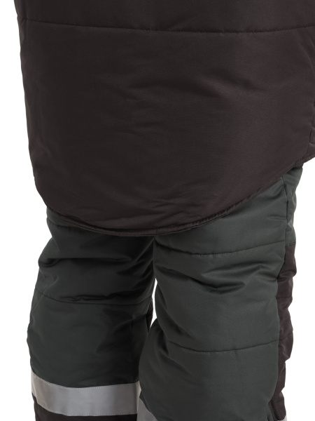 Костюм НОРДМЕН зимний с СОП с ПК (серый/чёрный)