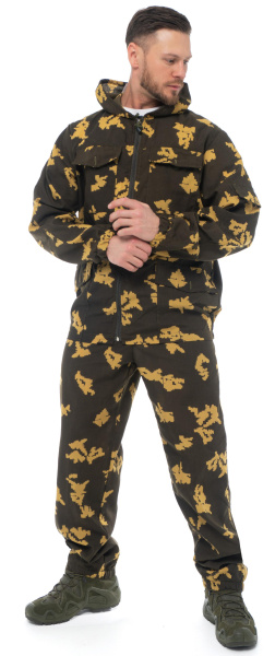 Костюм ПОГРАНИЧНИК с БР (кмф хаки/желтый)