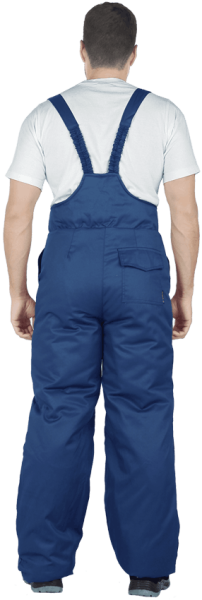 Костюм СПЕЦ зимний с БР (т.синий/василёк)