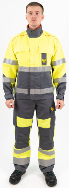 Сигнальные антистатические огнестойкие брюки Dimex 6001