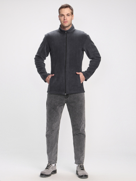 Куртка ТАЙФУН флис (серый)