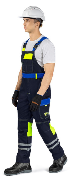 Полукомбинезон МАСТАНТИСТАТ (т.синий/василек/лайм)