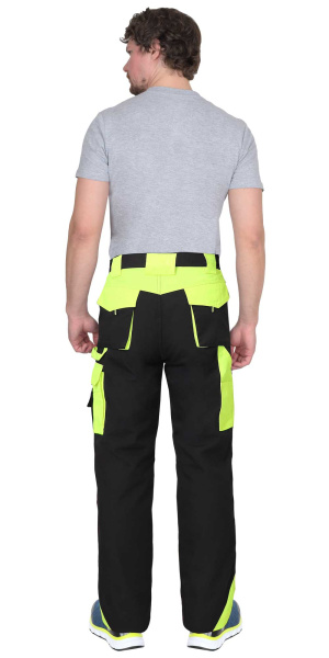 Брюки ОНИКС (черный/лимонный)