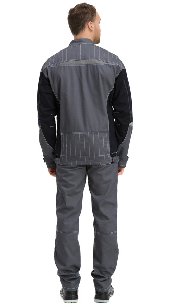 Костюм RONTA KS908 с БР (т.серый/черный)