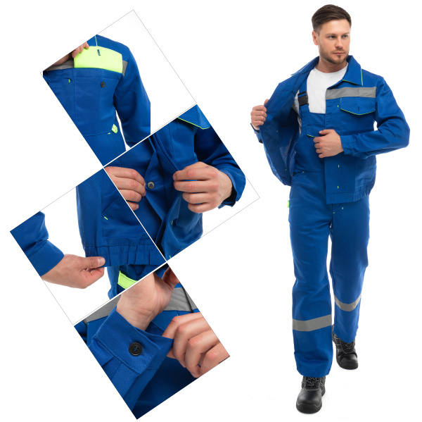 Костюм ДОКЕР-2 СОП с ПК (василек)