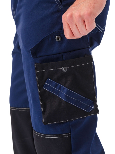 Костюм ВОЛГАРЬ с БР (т.синий/черный)