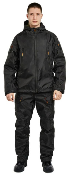 Костюм ВЕПРЬ демисезонный с БР (черный)