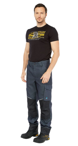 Брюки ЛЕВЕЛ (синий/черный)