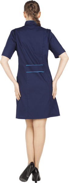 Халат ДИАНА (т.синий/голубой)