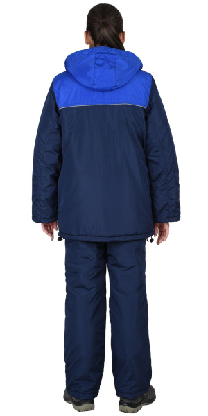 Костюм СИРИУС-СНЕЖАНА с ПК (синий/васильковый)