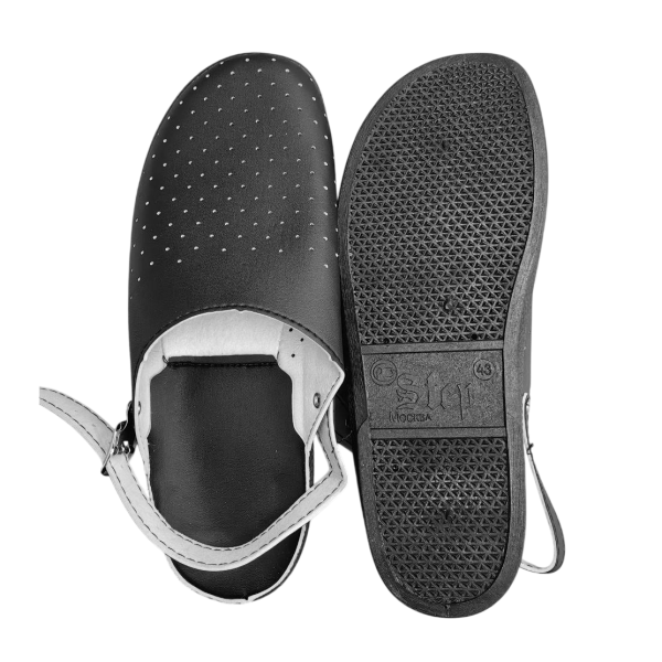 Сабо ПВХ искусственная кожа (черный)