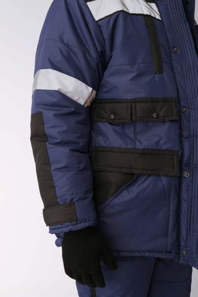 Костюм БЕРКУТ зимний с ПК (т.синий/черный)