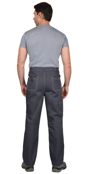 Брюки СИРИУС-ФАВОРИТ-ЛЮКС (т.серый/серый)