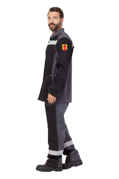 Костюм сварщика ФАЙМЕР 1 с БР (серый/черный)