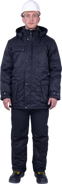 Куртка ЗАЩИТА зимняя (черный)