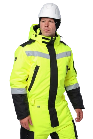 Комбинезон BRODEKS KW 505 зимний (желтый/черный)