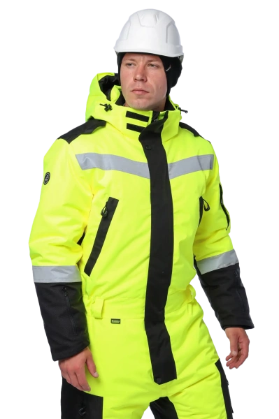 Комбинезон BRODEKS KW 505 зимний (желтый/черный)