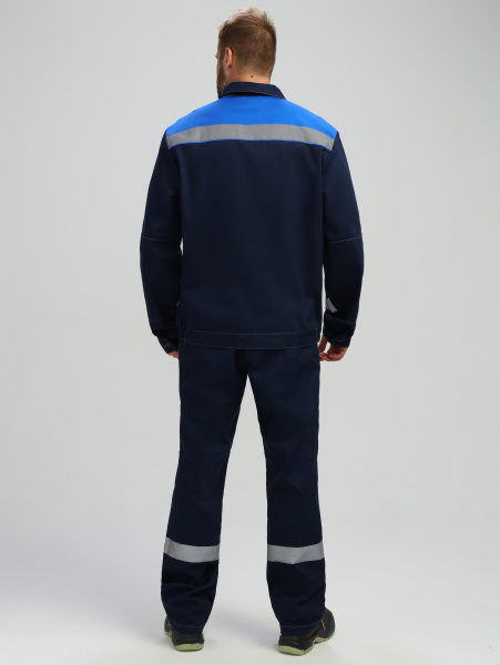 Костюм ЛИГОР-1 СОП с БР (т.синий/васильковый)