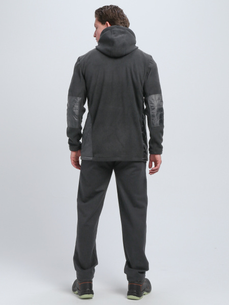 Куртка КЭМП флисовая с капюшоном (т.серый)