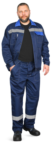 Костюм КОРПУС с БР (синий/васильковый)