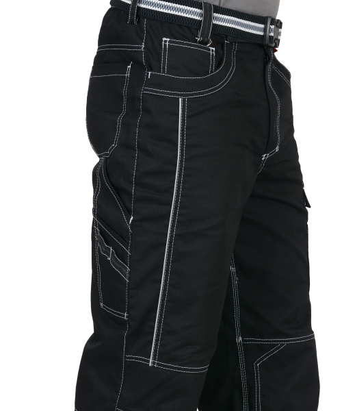 Брюки СИРИУС-ПРЕСТИЖ кант СВМ (черный)