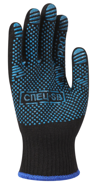 Перчатки х/б с ПВХ СПЕЦ-SB®PRO ОТГРУЗКА ПО 10 ПАР