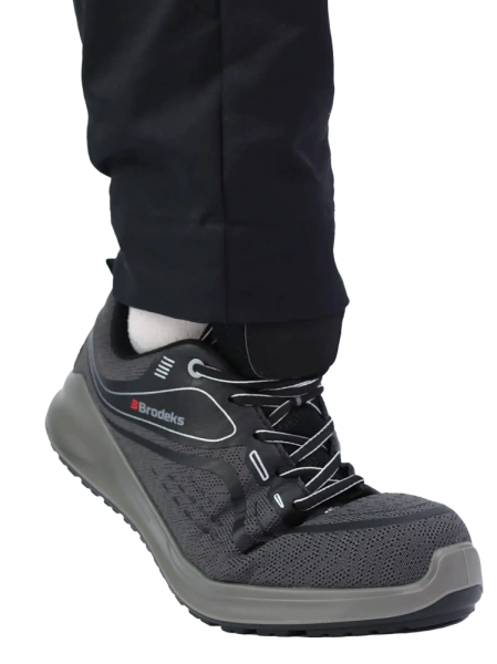 Полуботинки BRODEKS DRAGON ПУ/ПУ с КП (серый)