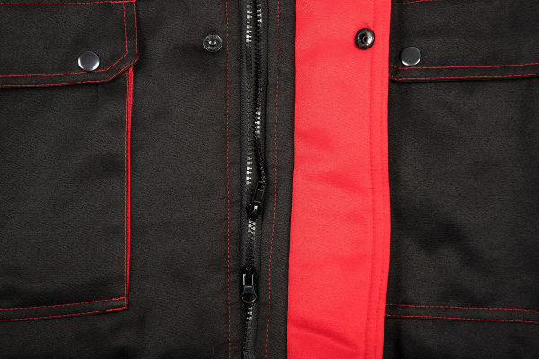 Костюм НЕЙЧ-2 зимний с ПК (черный/красный)