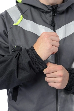 Комбинезон BRODEKS KS 503 (серый/черный)