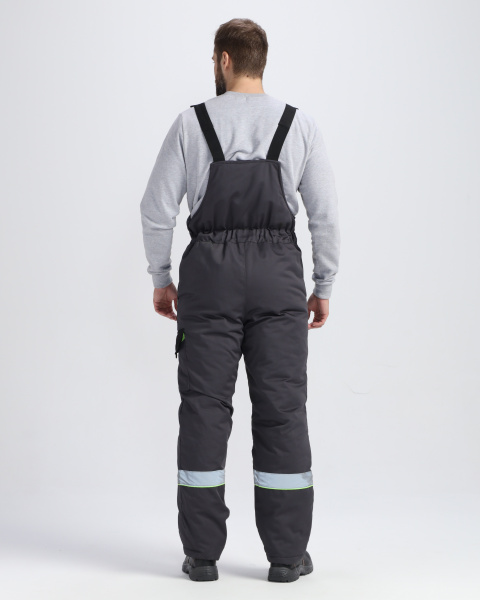 Костюм ХОВАРД зимний с ПК (т.серый/черный/лимонный)