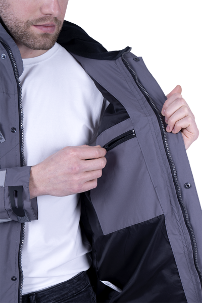 Куртка-штормовка РЕСПЕКТ (серый)