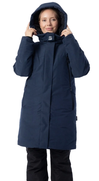 Куртка-парка BRODEKS KW 258 женская зимняя (синий) Куртка-парка BRODEKS KW 258 женская зимняя (синий)