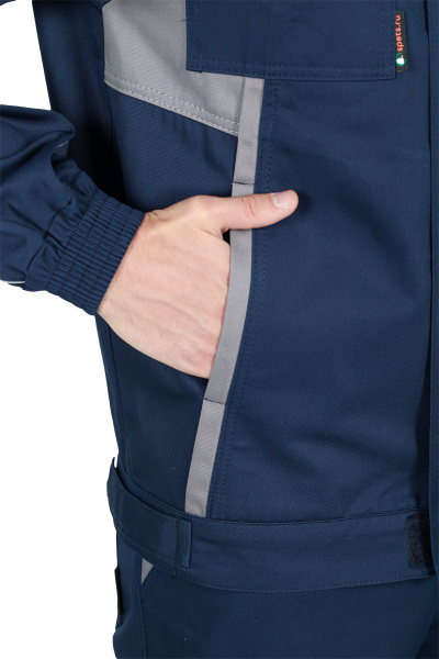 Костюм КОНФОРМ с БР (т.синий/серый)