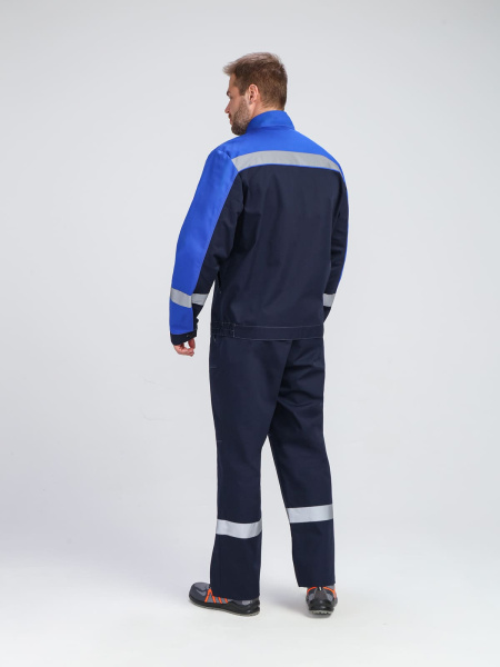 Костюм БРИГОТЕК-2 СОП с ПК (т.синий/васильковый)