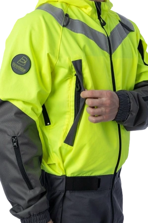Комбинезон BRODEKS KS 503 (желтый/серый)