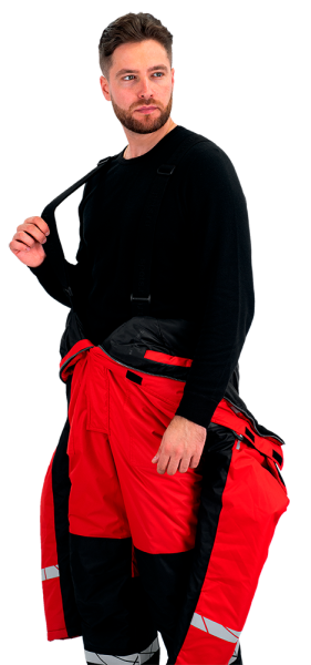 Комбинезон ПИЛОТ зимний (красный/черный)