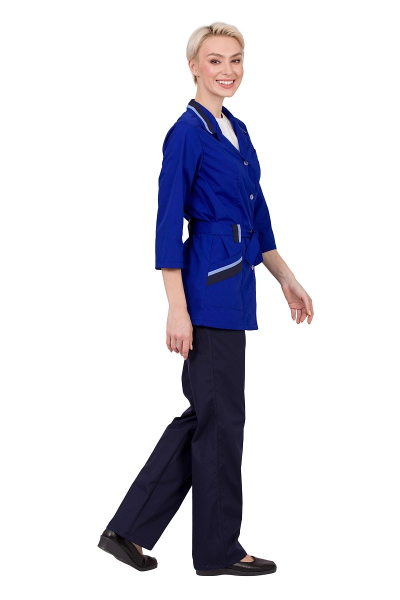Костюм КАПЕЛЬ женский с БР (синий)