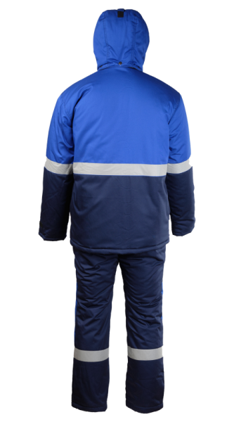 Костюм АРКТИКА зимний с ПК (т.синий/васильковый)